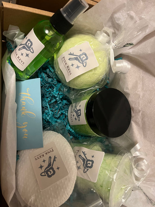 Pink Keys Bath Box