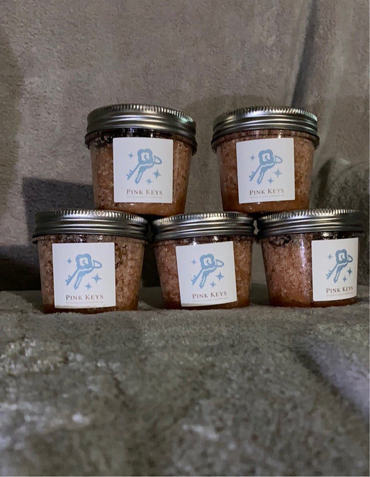 Pink Keys Foot Scrub